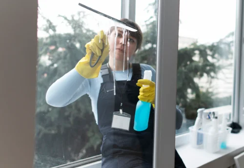 Nettoyage de vitres intérieures et extérieures à Fleurines